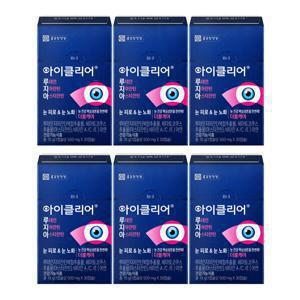 아이클리어 아이클리어 루테인 지아잔틴 아스타잔틴 6박스(6개월)