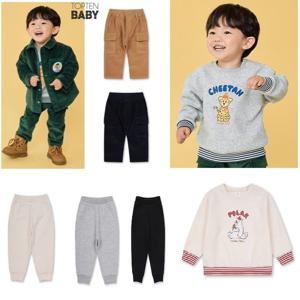 탑텐키즈 (대구신세계)24년 FW 공용) 맨투맨/팬츠 모음 3종택1 MKE4PP3301/PT3301/TR3301