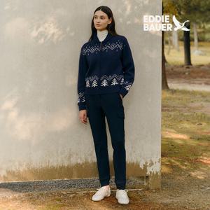 25FW 기모 트리코트 조거팬츠 여성 블랙