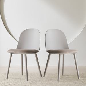 파로마 피츠 브랜디 벨벳 식탁 의자 1+1 POF131