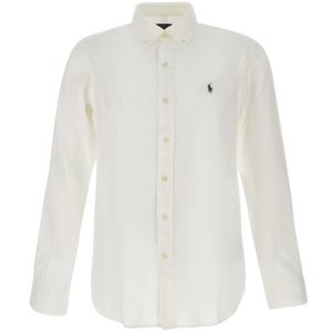 25SS 포니 자수 커스텀핏 린넨 셔츠 710966294 003