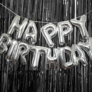 생일 파티수술커튼 파티룸꾸미기 용품 블랙 파티용품 파티커튼 은박커튼 파티수술커튼 파티수술