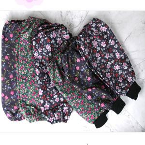 밀키코팅 꽃무늬 방수 팔토시/작업토시 꽃토시 팔토시 방수토시 방수팔토시 코팅토시