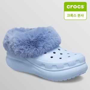 크록스 본사 208446-4NS 퍼에버 크러쉬 클로그 블루