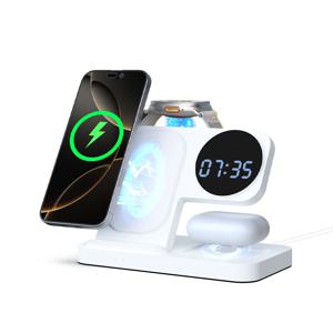 고속 3IN1 무선 충전기 15W 멀티 핸드폰 휴대폰 워치 일체형 충전 패드 거치대