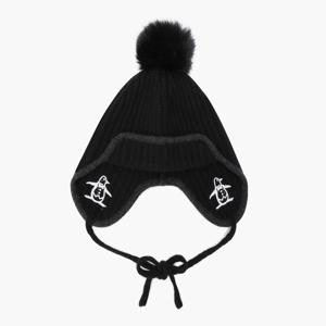 여성 이어머프 방울 비니 블랙 MQ422LCPO3