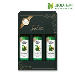 네이처드림 유기농 엑스트라버진 아보카도오일 250ml 3병 선물세트/폴리페놀 스페인 올리브유