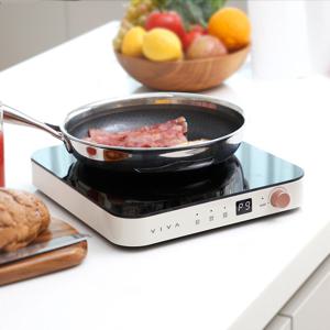 비바 쿡 강화유리 휴대용 이동식 1구 인덕션 슬림형 캠핑 식탁용