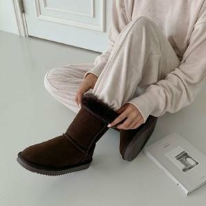 [브리치] 갤러리샵 / 천연소가죽 롱 양털부츠(3cm)