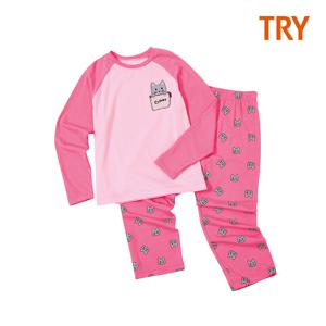 [트라이] 크리켓 여아 홈엔 상하 세트 1호