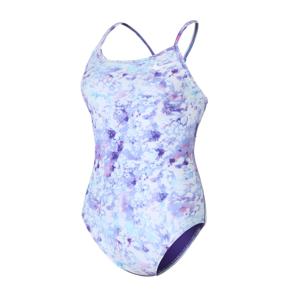 나이키스윔 여자수영복 여성 플로럴 블리스 블루베리 레이서백 로우 레그