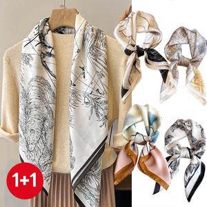 [2개세트] 사각 스카프(교차선택) 빅 쁘띠 +무배