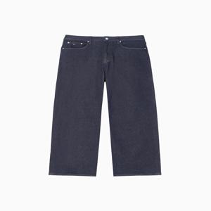 남성 기모 배기 파이브 와이드 핏 린스 데님 팬츠 T32F6NEW23TML1