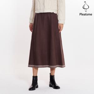 [최초가 178000원] 자가드 컬러레이션 니트 스커트_EKSKF125002