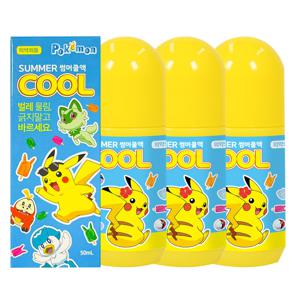 포켓몬 썸머쿨 50ml x 3개