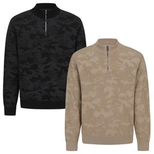 양말사은품 [마스터바니] 남성 자카드 하프 집업 방풍 스웨터 411C4SR108