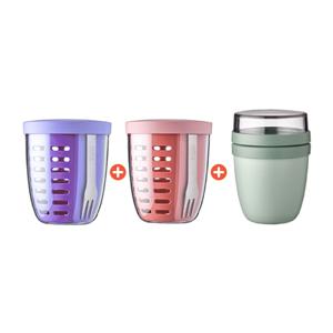 공식수입/CJ단독구성] 메팔 후르츠팟 2개+점보런치팟 1개