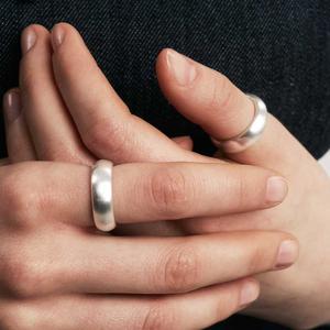 [황우슬혜, 손나은, 신시아, 예원, 레드벨벳 슬기, 정용화, 박혜원, 정지소 착용] matte texture ring