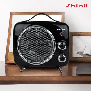 SHINIL 레트로 히터 SEH-R2000WS 온풍기 욕실 방수 가정용 사무실
