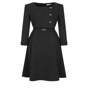 스퀘어넥 재킷 플레어 원피스 GPAM0OP941