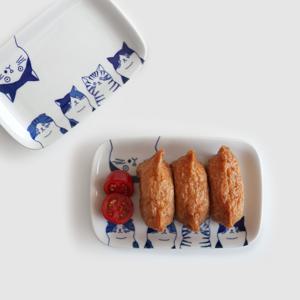 큐티네코 사각접시 MADE IN JAPAN