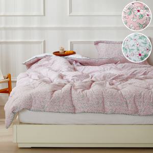 에리카 잔꽃 차렵이불 Q퀸