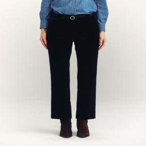 헤지스 여성 [[24FW]] HSPA4D901N2 [코듀로이][부츠컷] 네이비 면혼방 팬츠