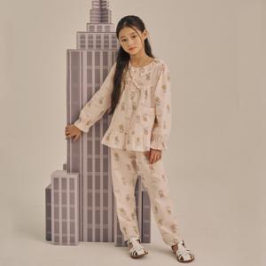 [롯데백화점]여아동 G007 자유의루이상 긴소매 파자마 세트 OR25FGGAG007