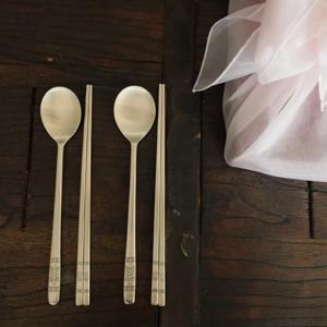 방짜 거북이 유기수저세트 2인 기본 +각인무료