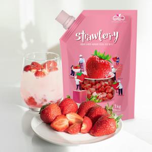 국내산 논산 딸기가 듬뿍 들어간 딸기청 3kg