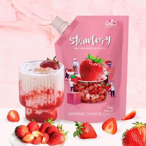 국내산 논산 딸기가 듬뿍 들어간 딸기청 1kg