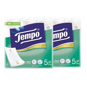 템포 유럽직수입 5겹 롤티슈 9롤 2팩