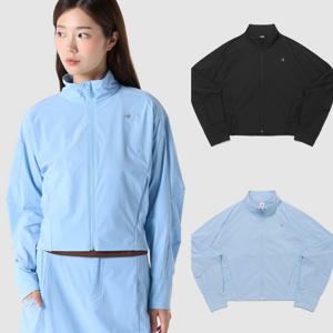 르꼬끄 여성 루즈핏 우븐 하이넥 홑겹 자켓 QQ322OJK71