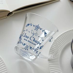 마메종 블루로즈 글라스 머그 220ml