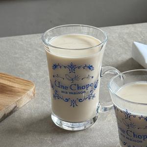 마메종 블루로즈 글라스 머그 250ml