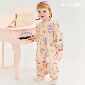 [정상가57,900원]스위머 안녕리바니 피치웜 파자마세트