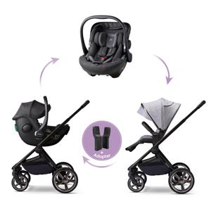 [트래블시스템]더 프라임 스카이 절충형 유모차+블리바 픽스 바구니 카시트(베이스 포함)+어댑터+보호매트+모기장+마마백+킥매트