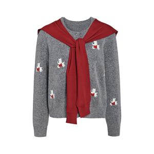 [SET] 퍼피 숄 니트 가디건 GRBN1CD201