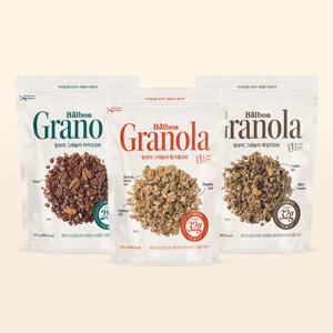 발보아 그래놀라 시리얼 200g 통곡물 카카오 흑임자 3개/6개