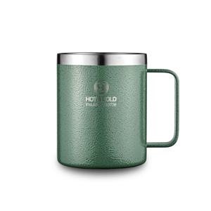 스텐 보온보냉 손잡이 머그컵 400ml(그린)