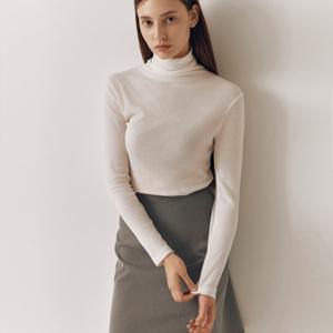 [롯데백화점]우먼 여자 05325956 이너 폴라 시스루 슬림핏 티셔츠 시어 터틀넥 긴팔 325956