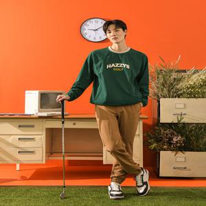 헤지스 골프 [[24FW]] HUPA4C991W2 [ONLINE EXCLUSIVE][Afterhours캡슐] 브라운 남성 포켓 포인트 조거핏