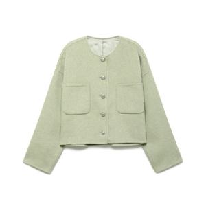 [최초가:429,000] 투포켓 라운드넥 숏코트 A254PWC903