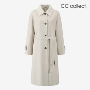 [CC콜렉트][정상가: 599,000]캐시미어 블렌드 벨티드 롱코트 C254MSG179