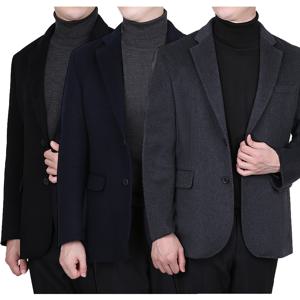 핸드메이드 겨울용 남성  울 80%  콤비정장자켓 당일출고