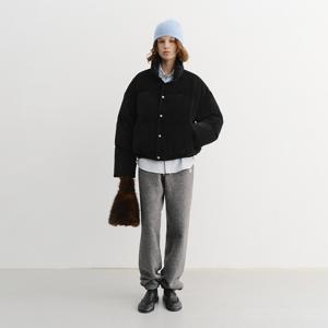 던스트 UNISEX BOUCLE JOGGER PANTS MELANGE GREY_UDPA5D121G2