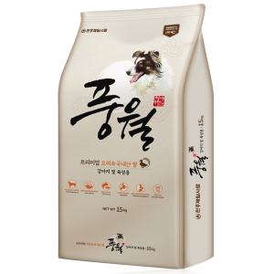 천하제일 풍월 15kg 대용량 개사료 강아지사료