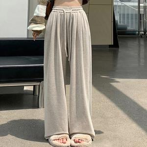 일자 와이드 기모바지 키작녀 방한 겨울바지 밴딩 고무줄바지