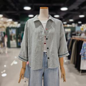 [멜로디가든]에브리 린넨 남방 (M25M5B157 그린)