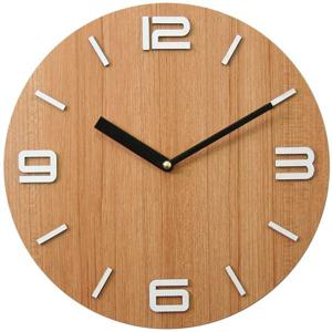 홈데코 브론즈하우스 SDC-021M 입체 못 없는 무소음 벽시계 거실